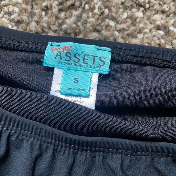 Assets by Spanx SWIM dress skirt black bottoms small - Picture 2 of 4